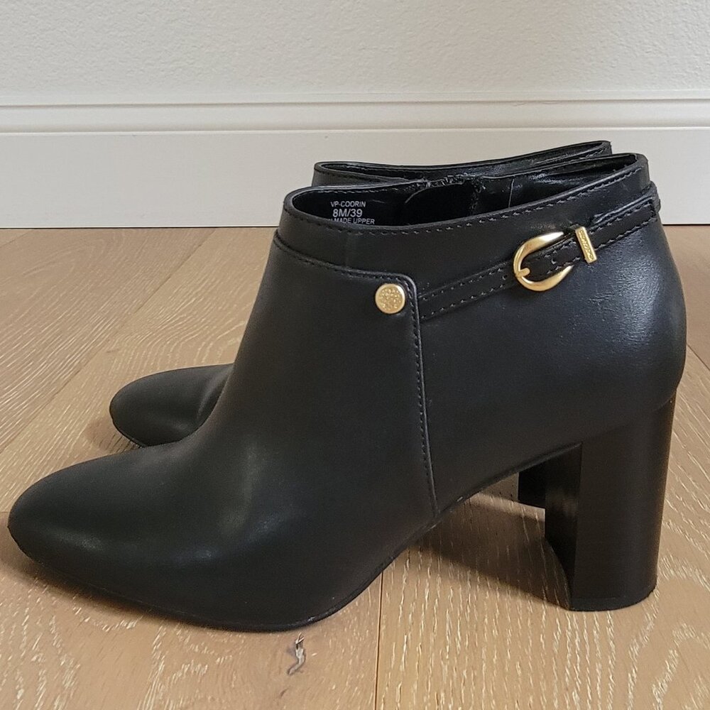 Vince Camuto Women’s Coorin Heeled Booties in Black Size 8 - Picture 6 of 10